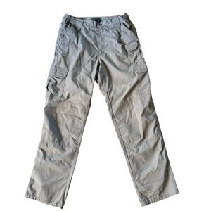 5.11 Tactical Series Cargo Pants Elastic Waist‎ Khaki Men's Size 34 x 34